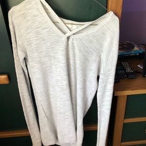 Grey long sleeved tee